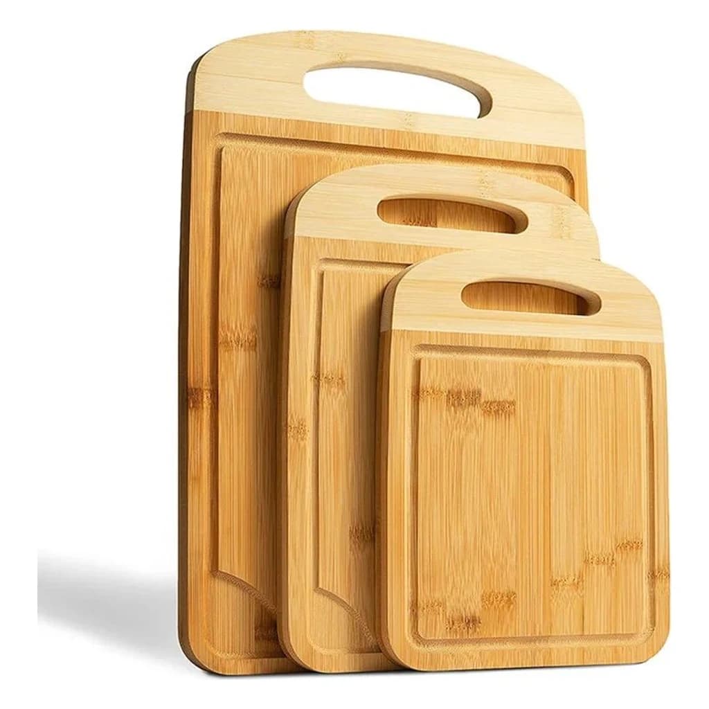 Bamboo Chopping Boards, Set of Three