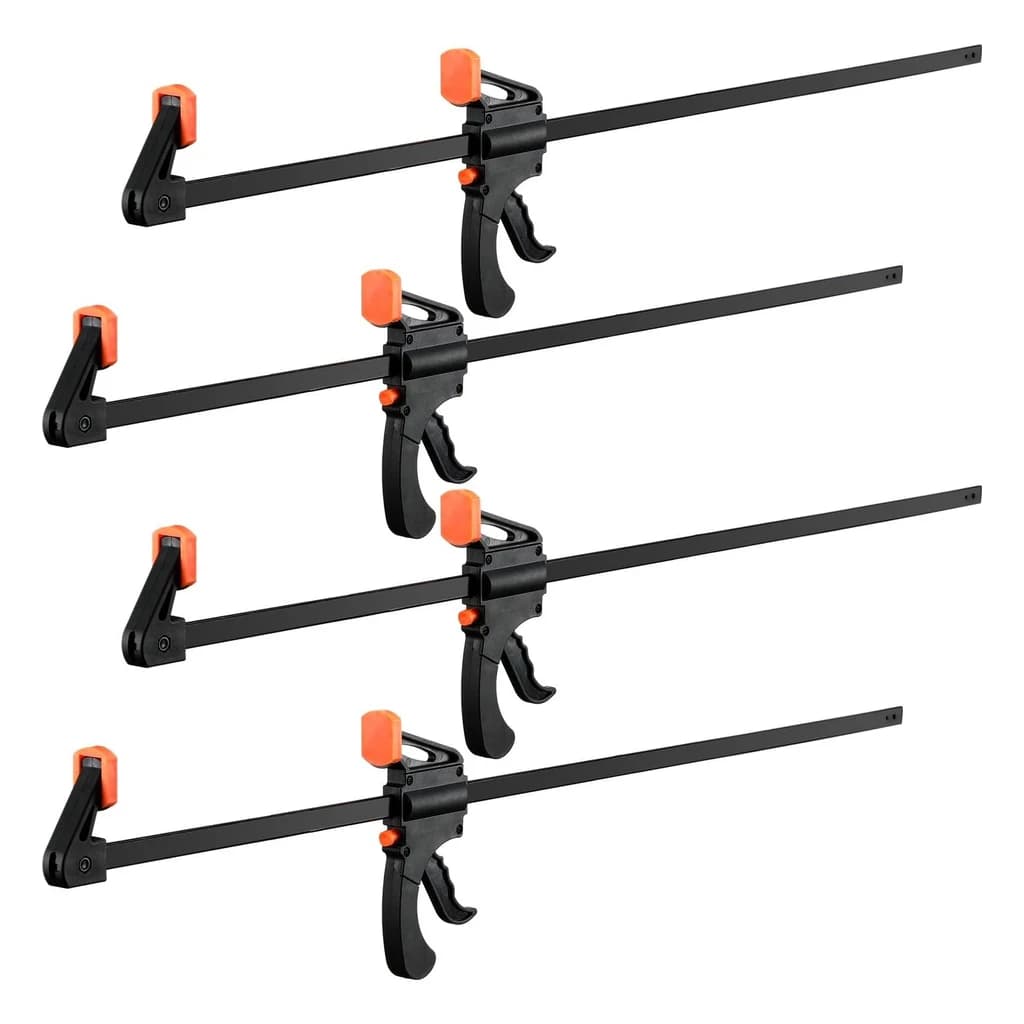 Quick-Release Bar Clamps, Set of Four